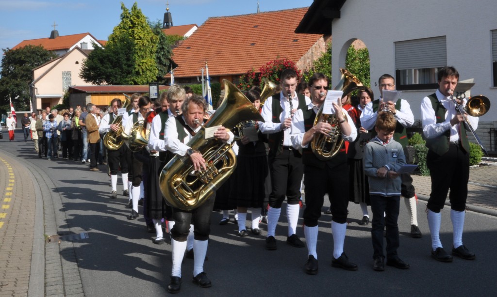 Prozession an Christi Himmelfahrt 2012 zur Kapelle auf der Pfingstweide Foto: Susanne Kiesel